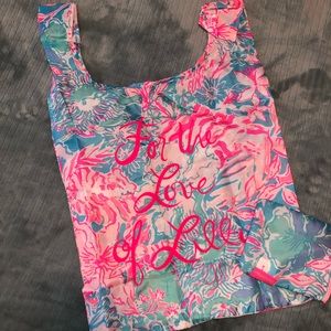 NWT Lilly Pulitzer Packable Bag 💗